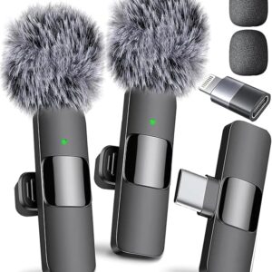 Mini Mic Pro Wireless Microphone for iPhone iPad Android
