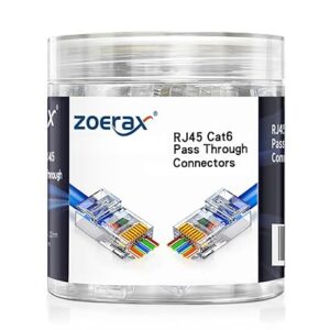 ZOERAX RJ45 Cat6 Pass Through ENDS